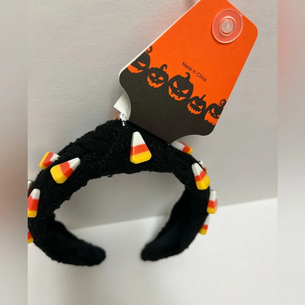 NWT ⚜️🖤⚜️ PIPER K Halloween Candy Corn Headband